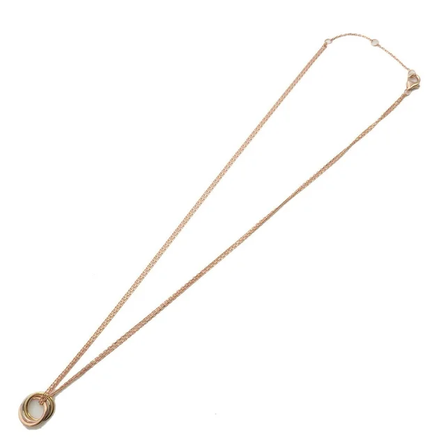 Sweet Trinity Necklace Yellow/White/Rose Gold Used F/S | Cartier | Buy at in White from Truefacet