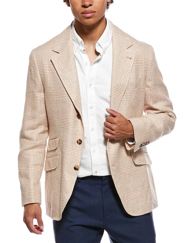 Brunello Cucinelli Linen & Wool-Blend Blazer, image 1 of 1 from Gilt
