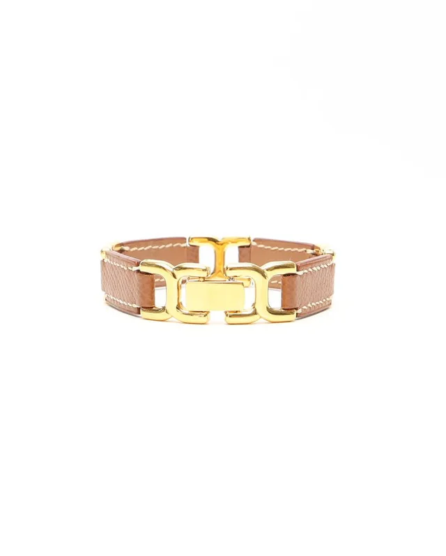 Hermès Leather Bracelet in Leather from A Retro Tale, photo 2 of 4