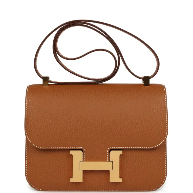 Hermès Constance 1-24 Gold Epsom Gold Hardware in Gold Epsom leather from Madison Avenue Couture