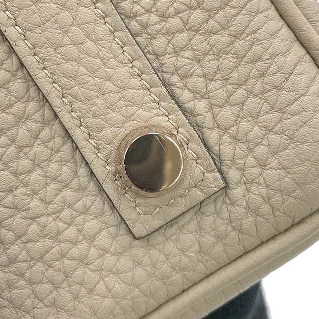 Hermès Birkin Tourtier Grey Togo Leather Size 25 in Grey Togo leather from GALLERY RARE, photo 15 of 20