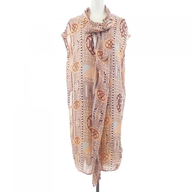 Hermès Dress Gray in Grey Silk from The Reluxe