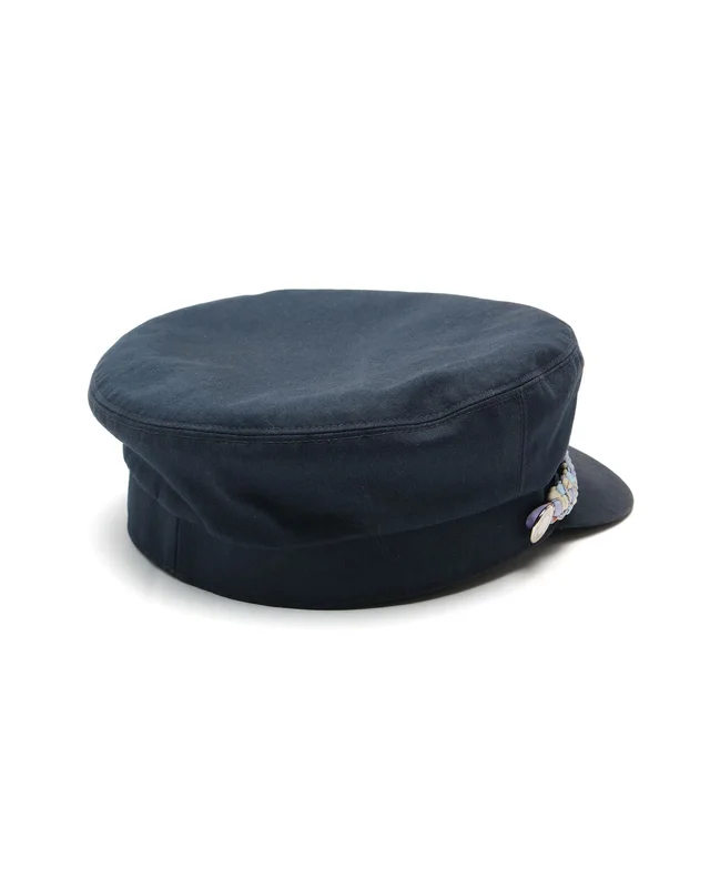 Hermès Newsboy Cap, Size 57 in Silk from A Retro Tale, photo 2 of 4