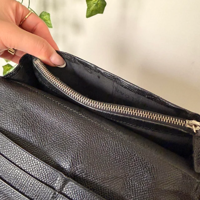 Bvlgari Women's Wallet - Black in black from Depop, photo 6 of 8