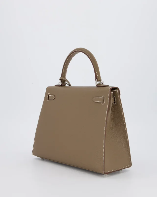 Hermès Kelly 25 Sellier Bag in Taupe Epsom leather from Sellier, photo 4 of 20