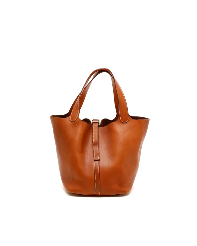 Hermès Vache Natural Picotin Bag in Beige Leather from A Retro Tale