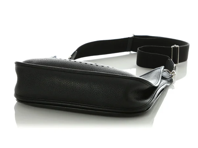Hermès Clémence Evelyne III GM in Black Clemence leather from Ann's Fabulous Finds, photo 6 of 10