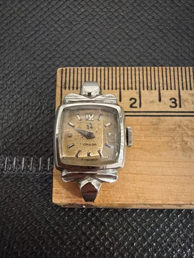 Omega Ladies Square Watch - Silver Case, Cream Dial in silver|gray from Poshmark