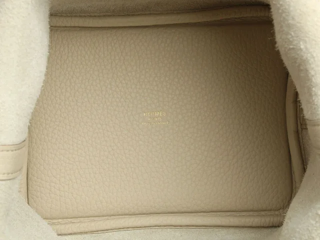Hermès Béton Clémence Picotin Lock 18 in Clemence leather from Ann's Fabulous Finds, photo 8 of 10
