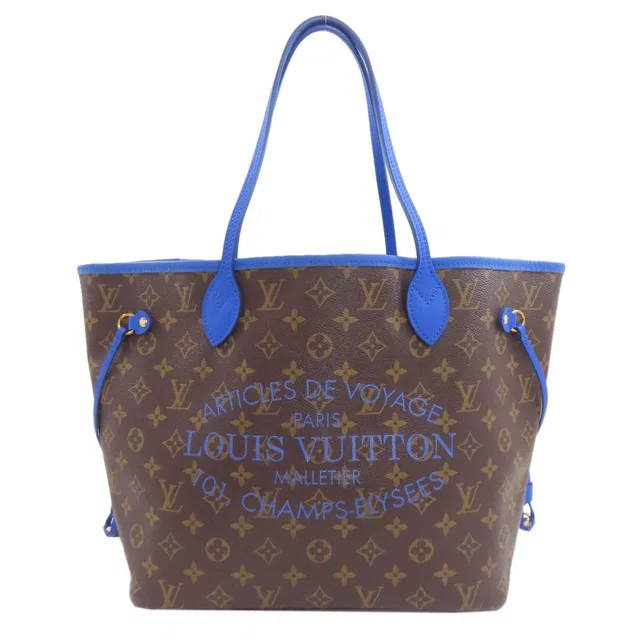 Louis Vuitton Neverfull MM Ikat Flower Tote Bag Monogram Canvas in Coated canvas from The Reluxe