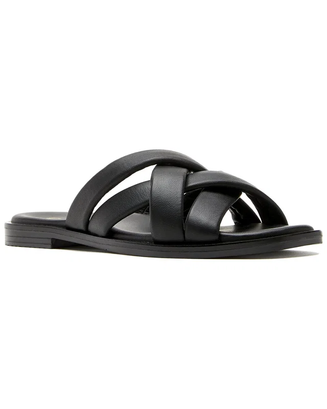 La Canadienne Fox Leather Sandal, image 1 of 1 from Gilt