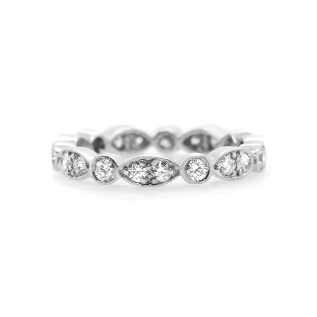Platinum Jazz Diamond Ring | Tiffany & Co. | Buy at from Truefacet