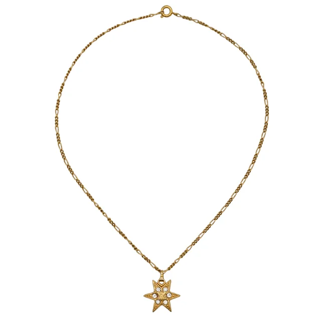 Celine Triomphe Starburst Pendant Necklace from Clotheshorse Anonymous