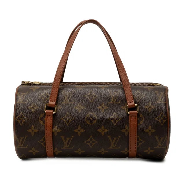 Brown Louis Vuitton Monogram Papillon 26 Handbag in Brown Coated canvas from Designer Revival