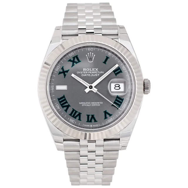 Unused Rolex Datejust 41 41mm 126334 in Stainless Steel, White Gold from Gray And Sons