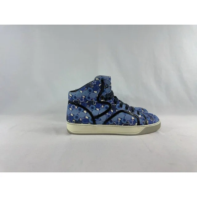 Lanvin Vintage Canvas High Top Sneakers Multicolor Men's Size 9 Italy in blue Canvas from Poshmark