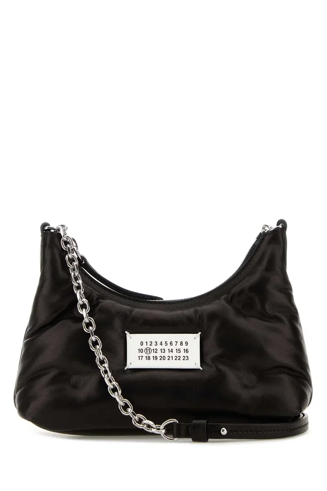 Maison Margiela Slam Hobo Bag — Black in Black Nappa leather from HEWI