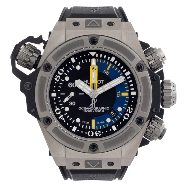 Unused Hublot Big Bang "King Power Oceanographic" 48mm 732.NX.1127.RX in Titanium from Gray And Sons