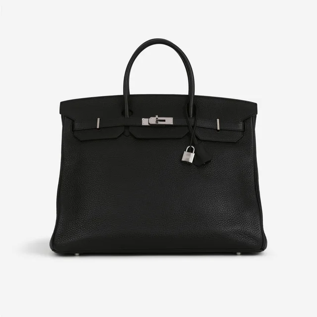 Hermès Birkin 40 - Black Togo | Palladium Hardware in Black Togo from Bagista