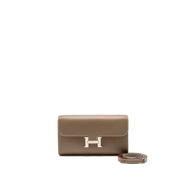 Hermès Constance to go epsom etoupe SHW stamp B in Taupe Epsom leather from EMIER