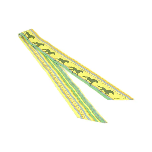Hermès Sequences Twilly Scarf in Silk from The Reluxe