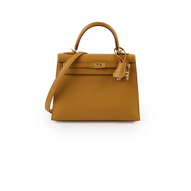 Hermès Kelly 25 Epsom Sesame - Z Stamp in Epsom leather from The Purse Affair
