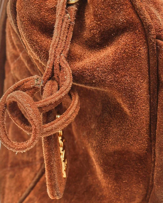 Chanel CC Suede Tote Bag in Suede from A Retro Tale, photo 7 of 10