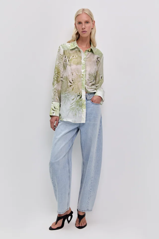 AJE Reflector Shirt in Green from Aje, photo 1 of 1