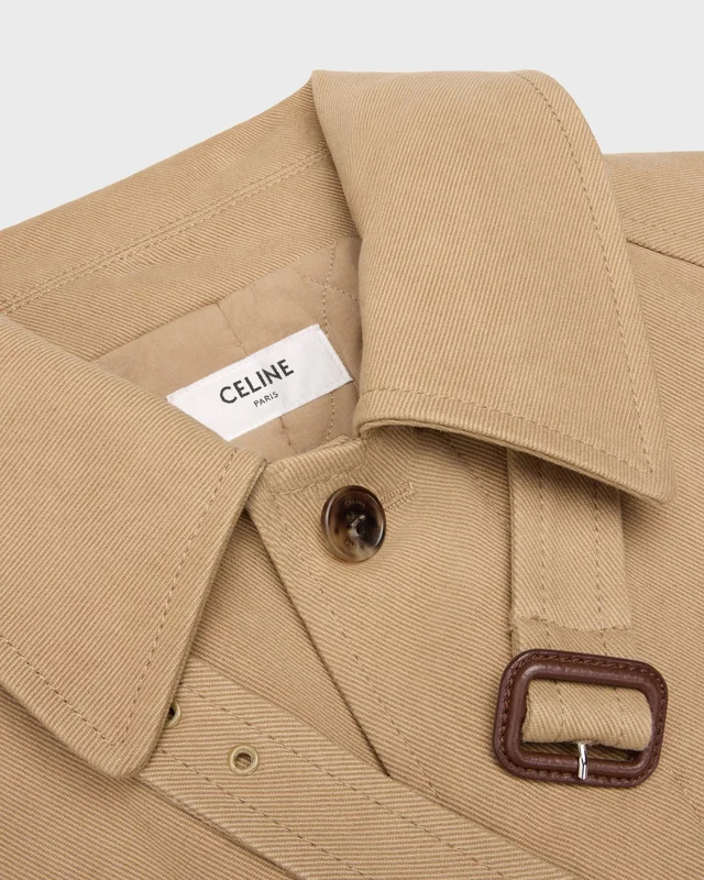 Celine car coat IN heavy cotton twill, photo 3 of 3 from SENSER