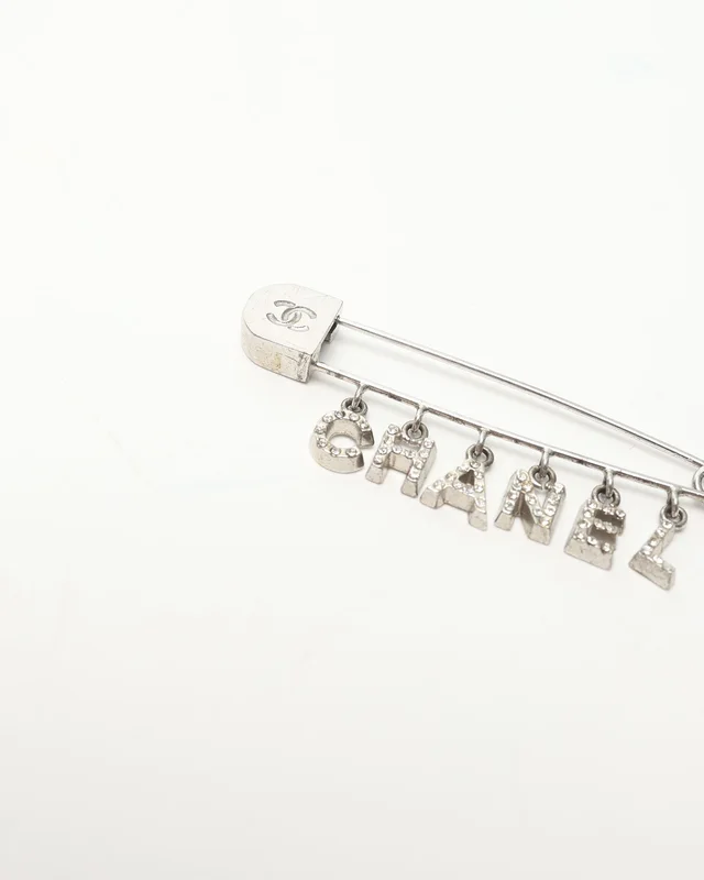 Chanel Rhinestone Pin Brooch from A Retro Tale, photo 3 of 5