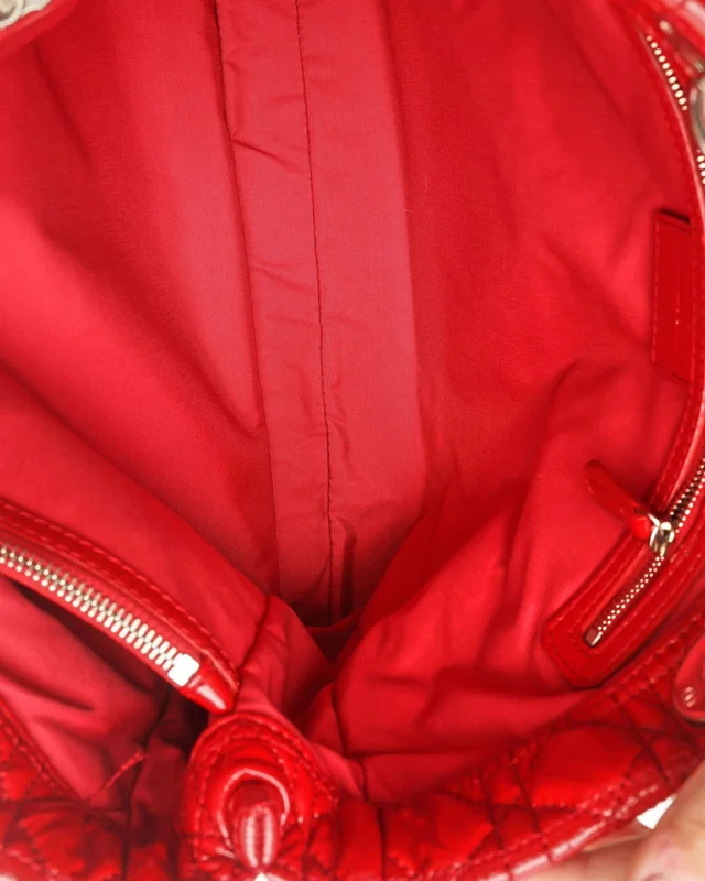 Dior Large Cannage Patent Shopping Tote Bag in Patent leather from A Retro Tale, photo 9 of 11