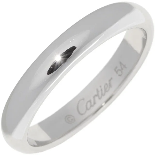 Cartier 1895 Wedding Ring Pt950 Ring Size 54 from LuxUness