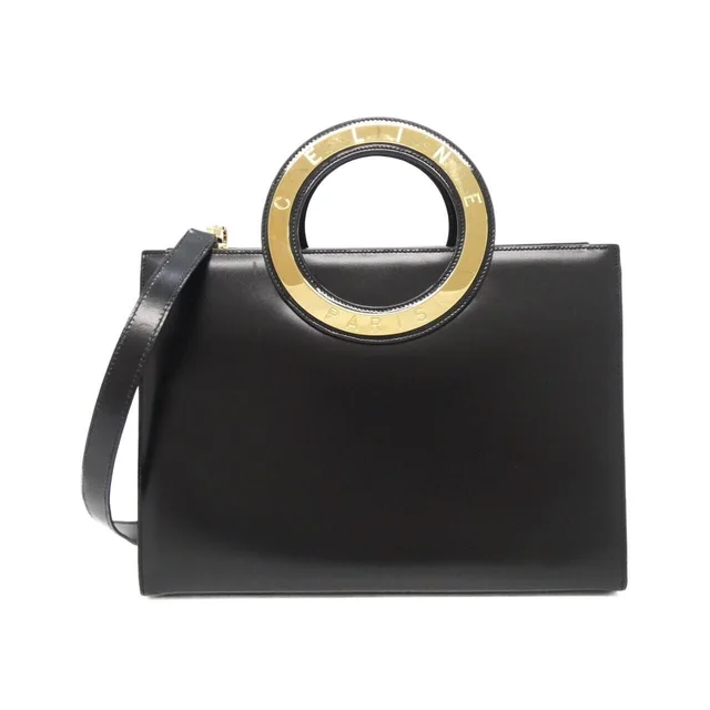 Celine Vintage Bag Handbag Black in Black Leather from The Reluxe