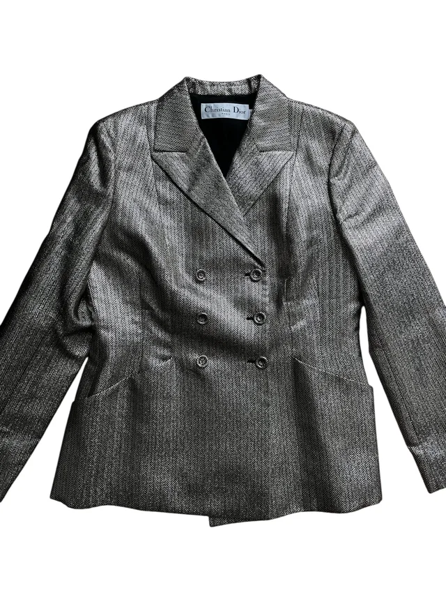 Dior Metallic Bar Jacket Sz 8 from Luxury Promise