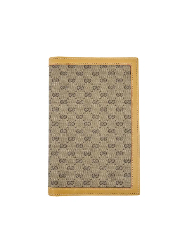 Gucci Micro GG Address Book in Coated canvas from Arcade Vintage