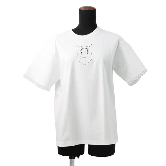 Hermès T-Shirt Palfrow Embroidered Maxi Shirt 36 Top White in White from The Reluxe