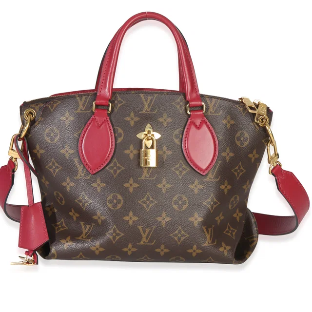 Louis Vuitton Bordeaux Monogram Canvas Flower Zipped Tote Pm Brown Handbag in Brown Coated canvas from HEWI