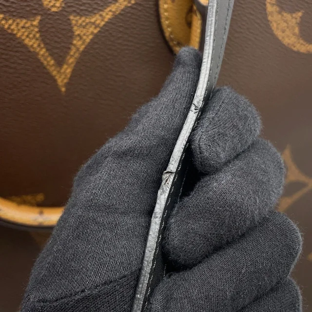 Louis Vuitton Onthego RedM44576 Monogram Reverse Canvas Monogram Giant Size GM in Canvas from GALLERY RARE, photo 12 of 16