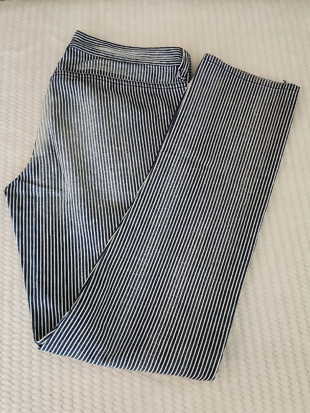 Diesel Vintage Striped Blue Soft Jeans in white|blue from Poshmark