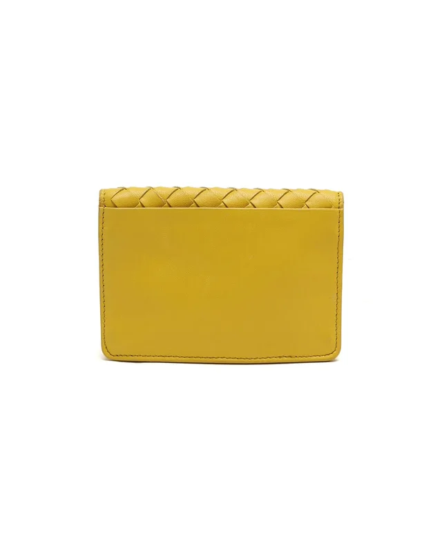 Bottega Veneta Intrecciato Flap Card Holder in Woven leather from A Retro Tale, photo 2 of 5