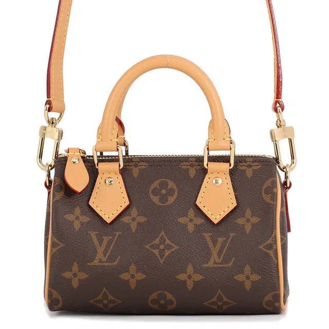Louis Vuitton Nano Speedy BrownM81085 Monogram Size Nano in Leather from GALLERY RARE