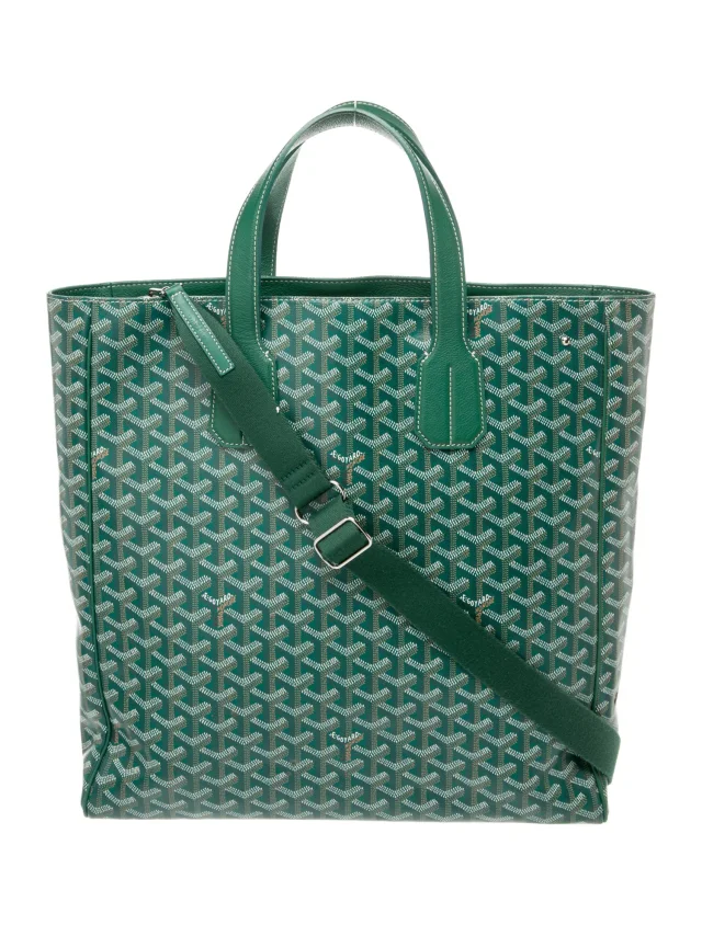 Goyard Goyardine Voltaire in green Canvas from The RealReal