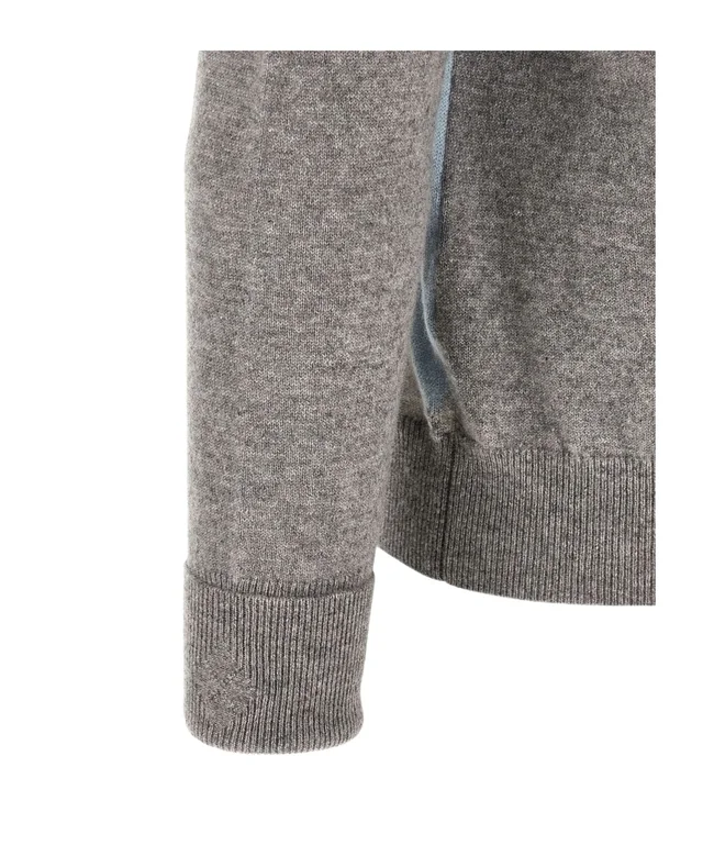 Ballantyne Diamond Intarsia V-Neck Knitted Sweater, photo 4 of 4 from SENSER