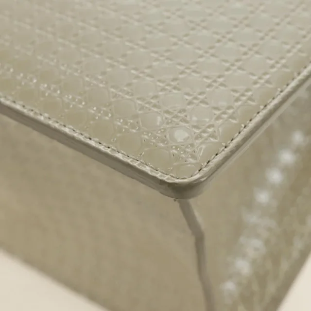 Dior 30 Montaigne Chain Flap Micro Cannage Metallic Calfskin in Calfskin from Her-Age, photo 12 of 48