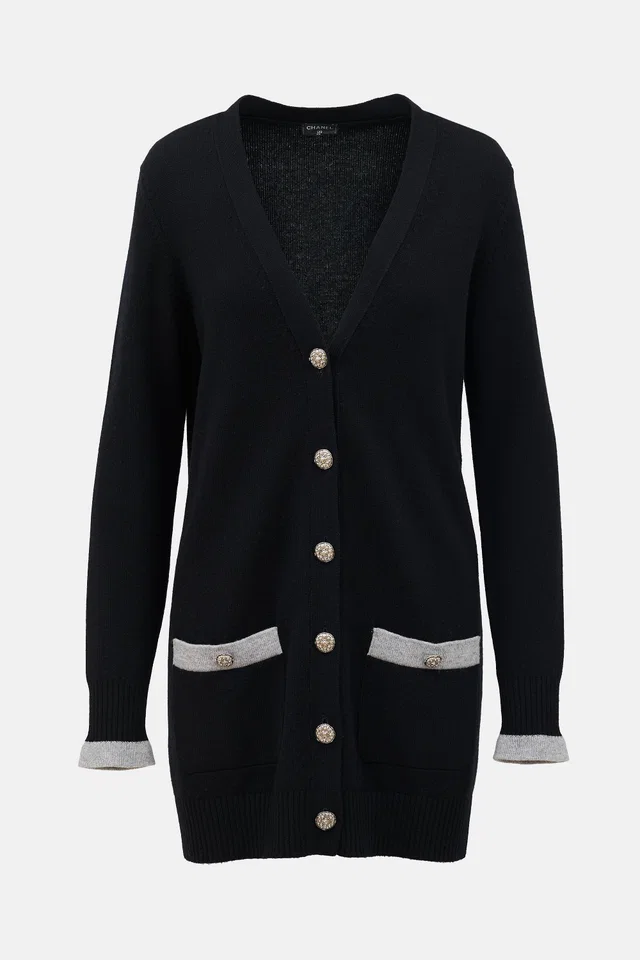Chanel Cashmere Long Cardigan in Cashmere from VSP Consignment