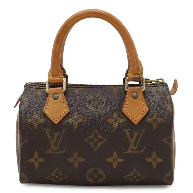 Louis Vuitton Monogram Mini Speedy Mini Bag Pouch Case in Coated canvas from The Reluxe
