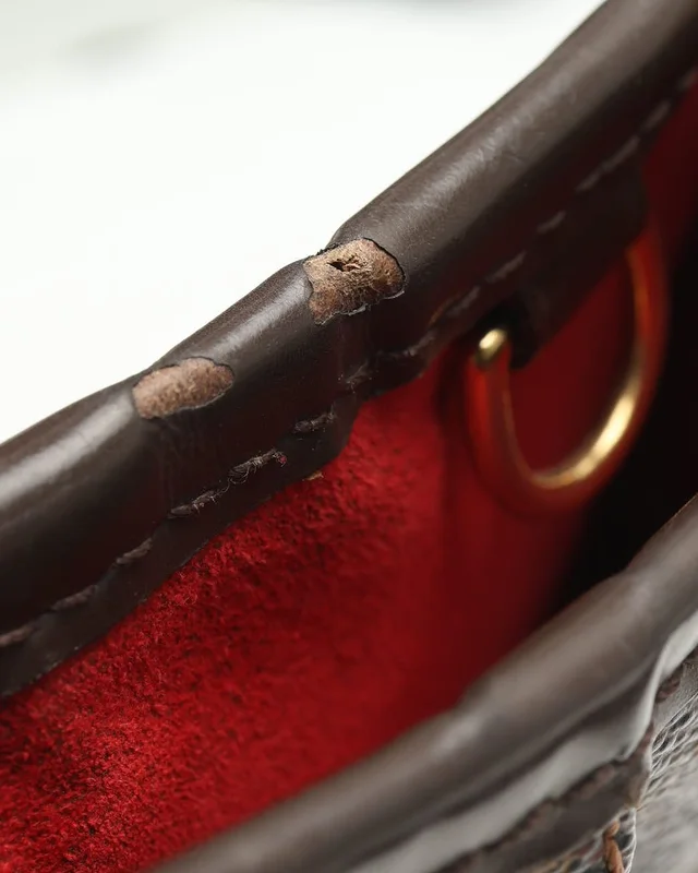 Louis Vuitton Damier Ebene Galliera PM Bag in Brown from A Retro Tale, photo 10 of 11