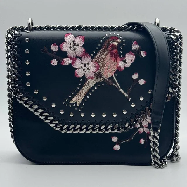 Stella McCartney Women's Shoulder bags - Black in black Leather from Depop, photo 1 of 1