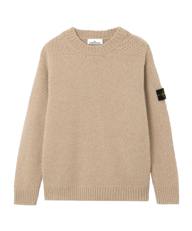 Stone Island Loose-fit crewneck jumper with ribbed trims from SENSER, photo 1 of 1