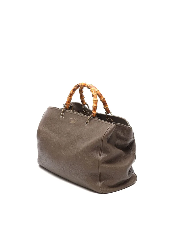 Gucci Large Bamboo Shopper Tote Bag in Caviar leather from A Retro Tale, photo 2 of 11